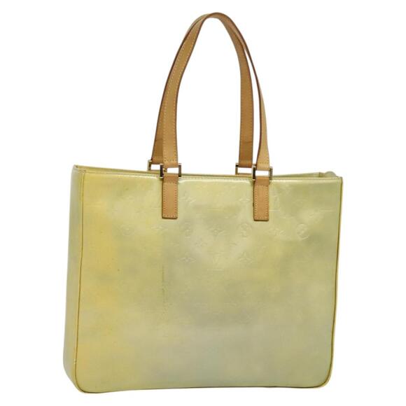 LOUIS VUITTON Monogram Vernis Columbus Tote Bag Gris M91028 - Picture 1 of 16